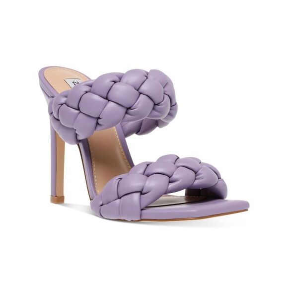 NWT STEVE MADDEN Womens Purple Kenley Toe Stiletto Slip On Sandals Shoes 6 M - Picture 1 of 2